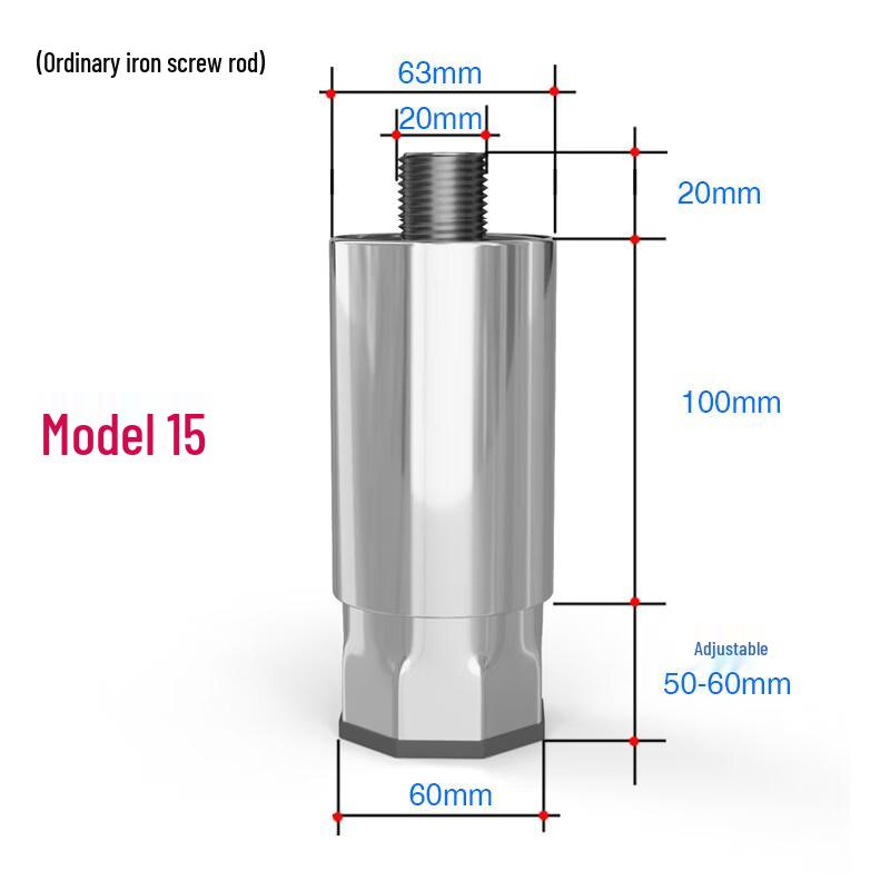 Jundingying Stainless Steel Adjustable Furniture Legs