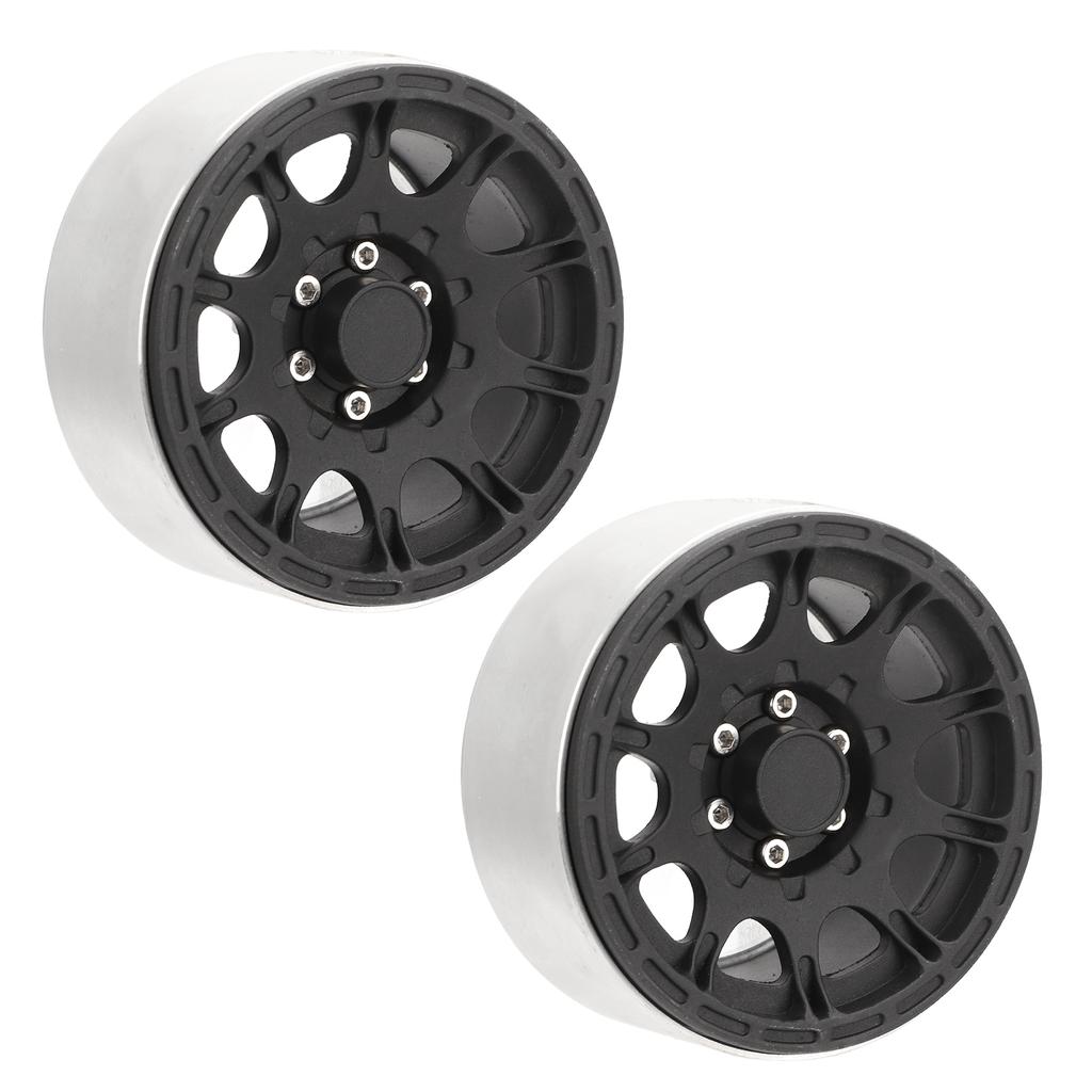 2Pcs 1.9 Inch Wheel Hub Aluminum Alloy Beadlock Wheels Hubs for Scx10 RC Car