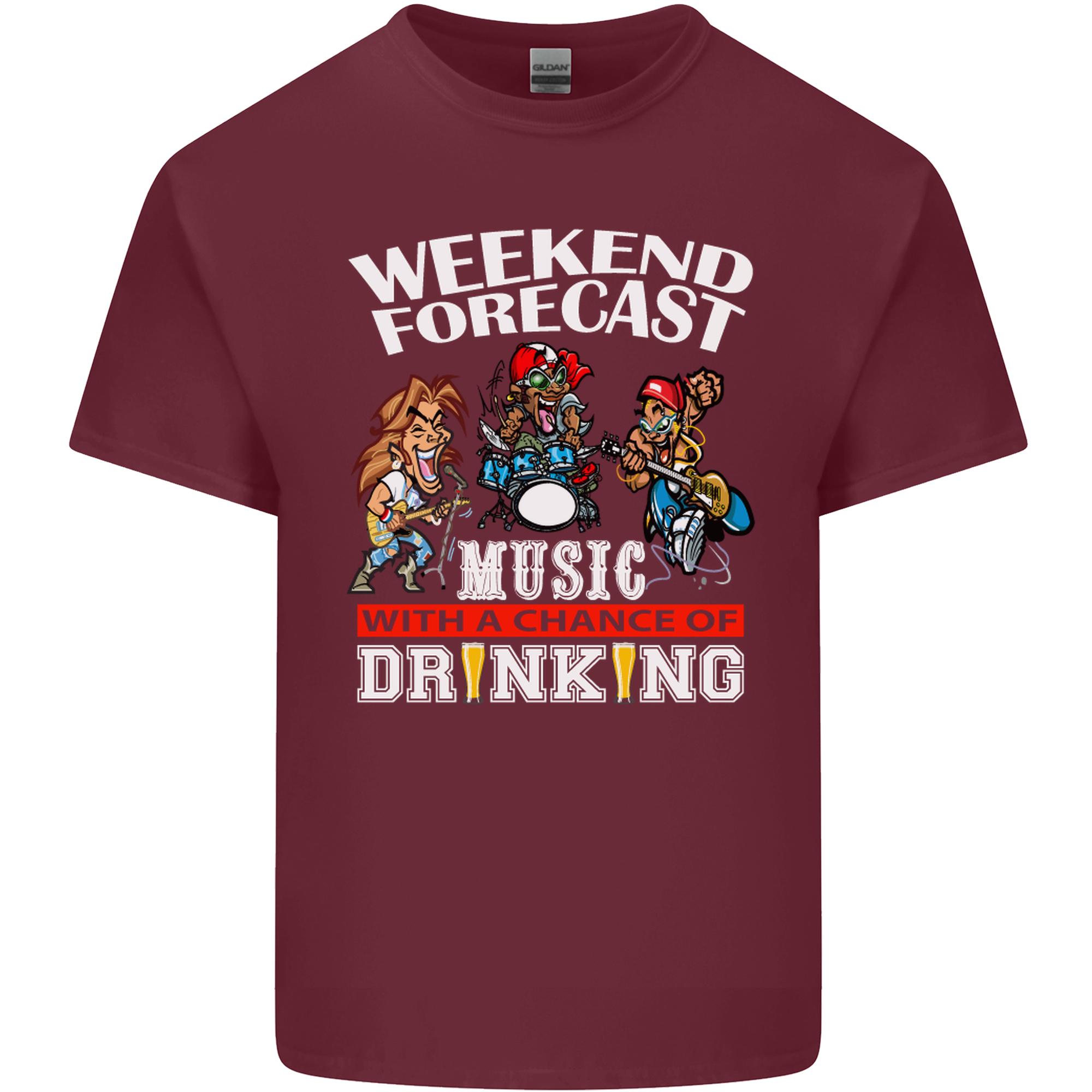Music Weekend Funny Alcohol Beer Unisexs Light Cotton TShirt S