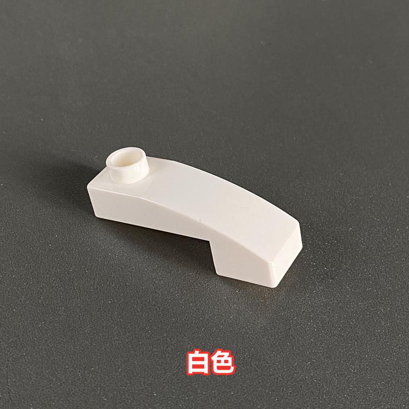 Large Particle Building Block Parts 1x3 Curved Surface with One Hole  Awning Building Parts House Shading Compatible with large block