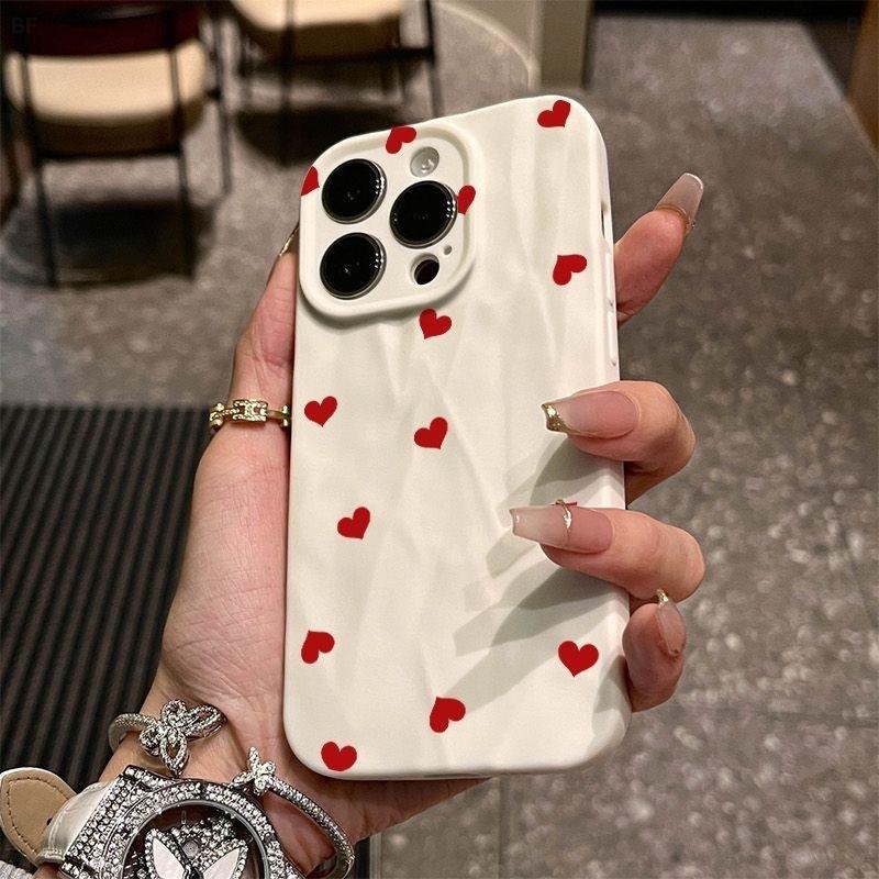 The new love is suitable for iphone17pro mobile phone case Apple 1514 foreign trade 13promax trend 16x