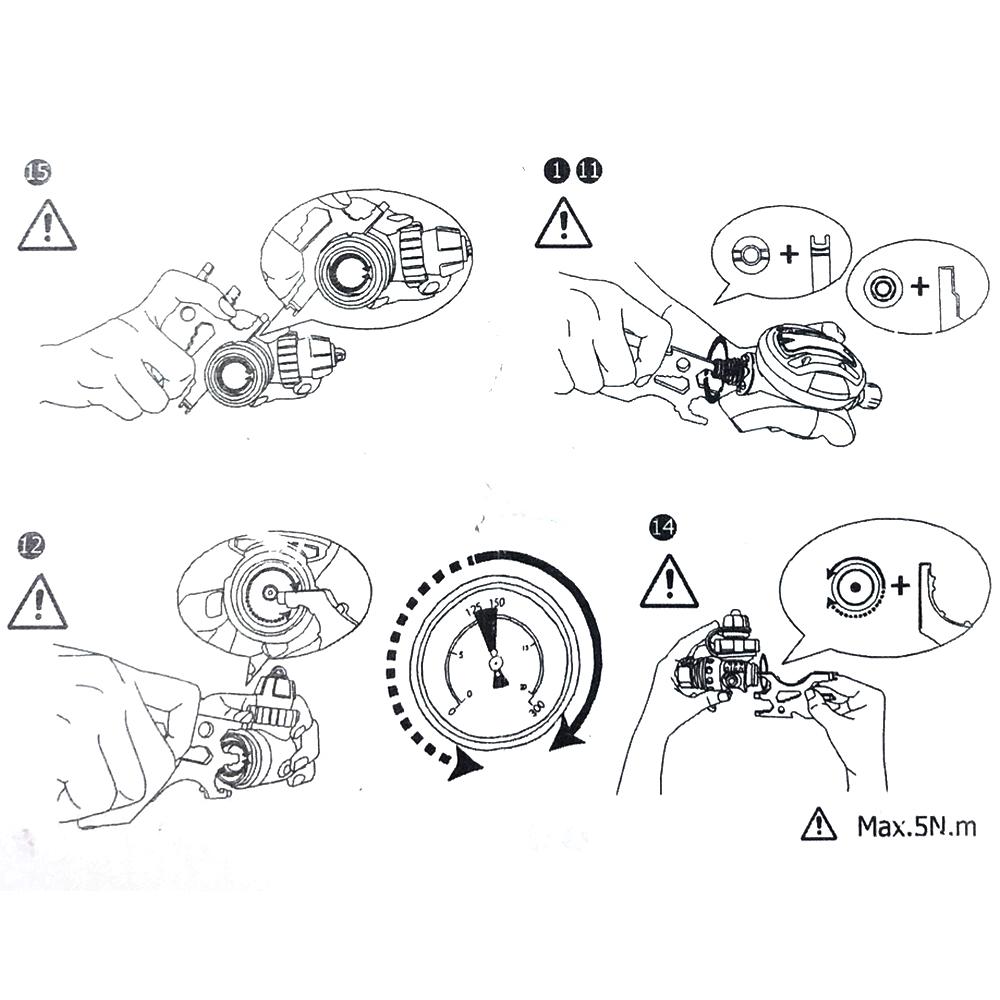 Wielofunkcyjne narzędzie do nurkowania ze stali nierdzewnej, zestaw kart kredytowych, sprzęt do nurkowania, narzędzie do regulacji