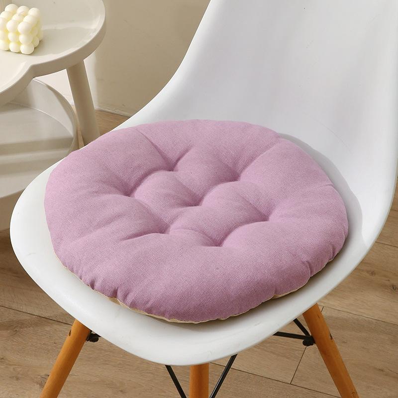 

Удобная подушка для сиденья обеденного стула 30/40/45/50 с принтом, утолщенная круглая/квадратная, нескользящая подушка для столовой в студенческом офисе 30X30cm