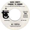 7inch Record AL ROSA - Guess Who's Coming To Dinner 397PROMO TOWER 1968 US Latin Used