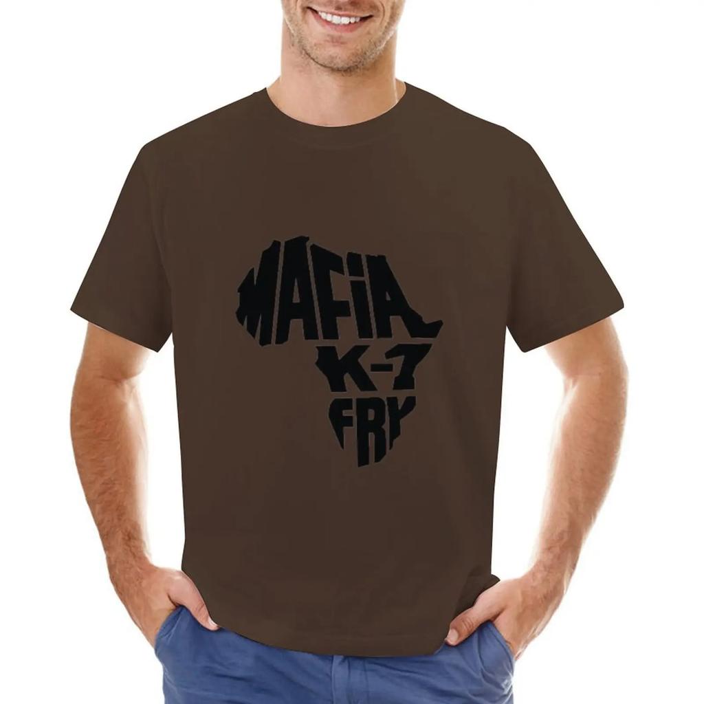 mafia k1 fry T-shirt heavyweights anime clothes vintage tees t shirts for men cotton