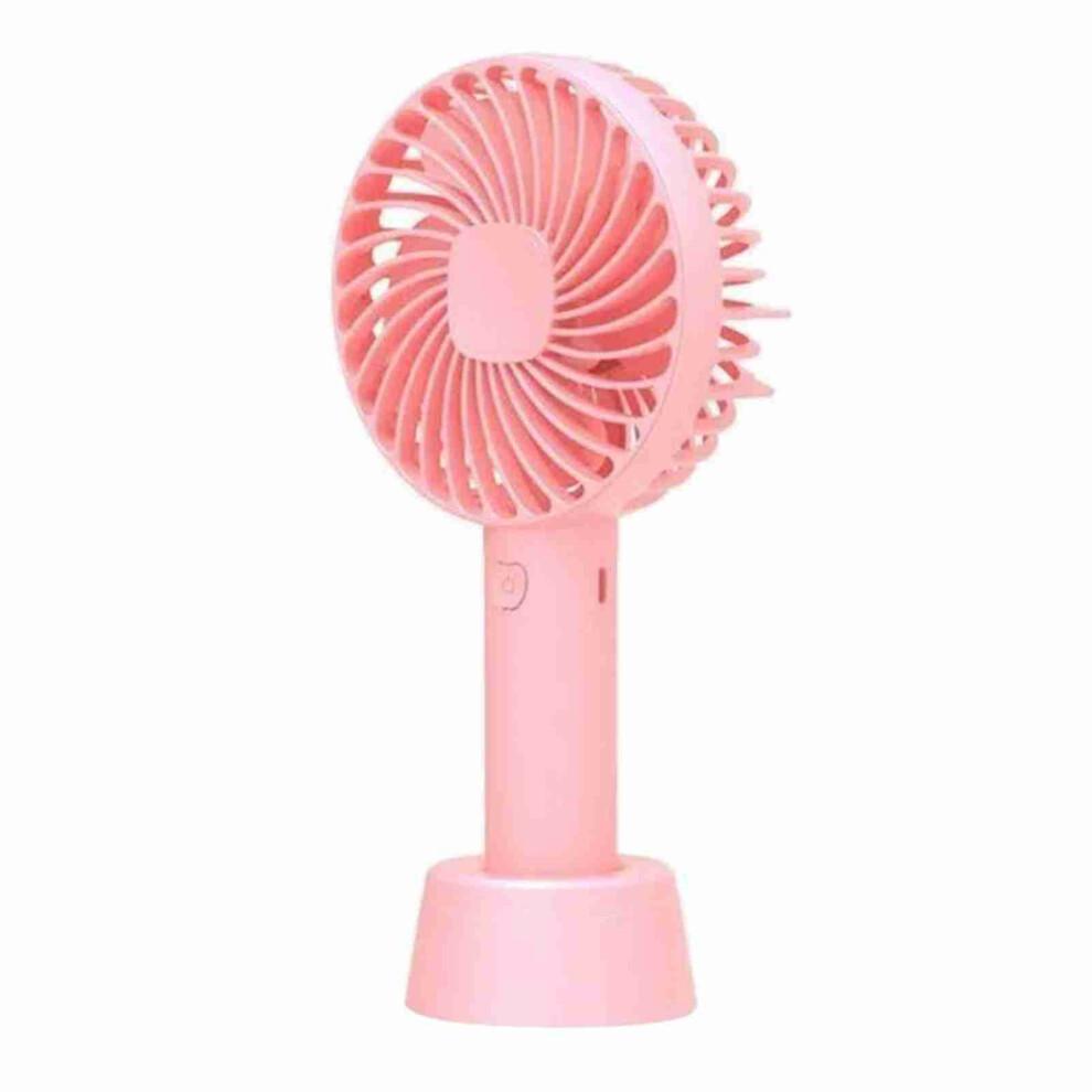 Compact Travel Fan, Mini Handheld Fan for On-The-Go Cooling, Portable Charger Feature, Adjustable Speed for Office Home Use