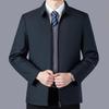 2025 Herren Executive Mittleren Alters & Ältere Baumwolljacke - Warm, Verdickt, Lässige Frühjahrs-/Herbstkleidung