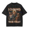 Funny John Pork Meme Vintage John Pork Bootleg T Shirt For Men Pure Cotton Fun Tshirt O Neck  Tees Short Sleeve Tops Plus Size
