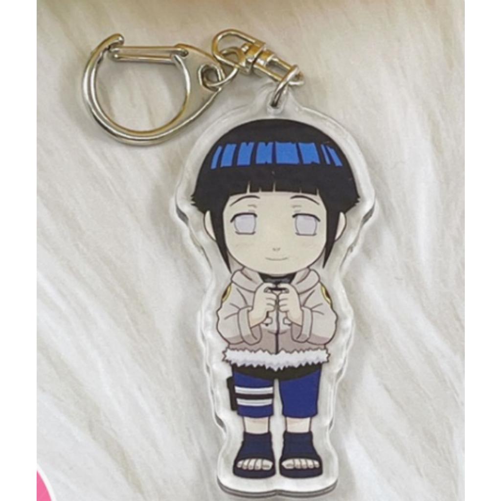 Anime Naruto Acrylic Keychain Accessaries Uzumaki Naruto Cartoon Keyring