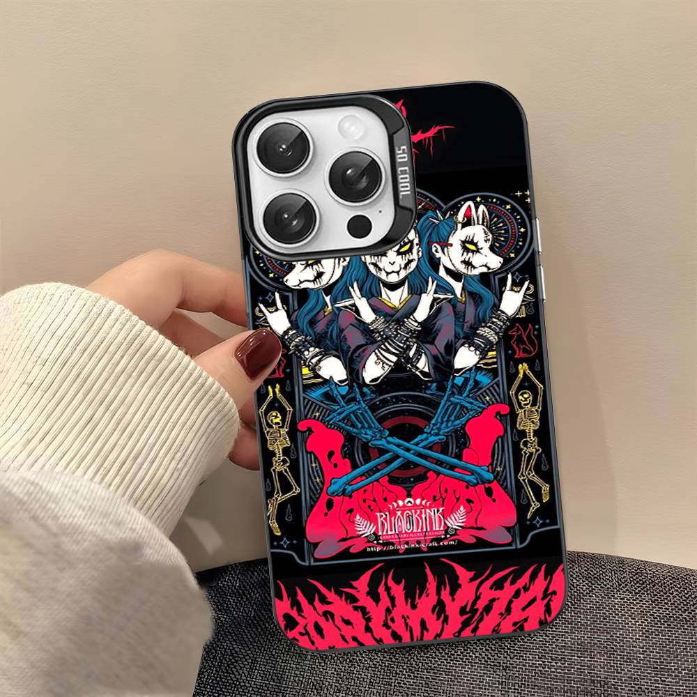Japanese B-BABYMETAL Band Phone Case For IPhone 17 Air 16 15 14 13 12 11 Pro Max Color Hard Cover