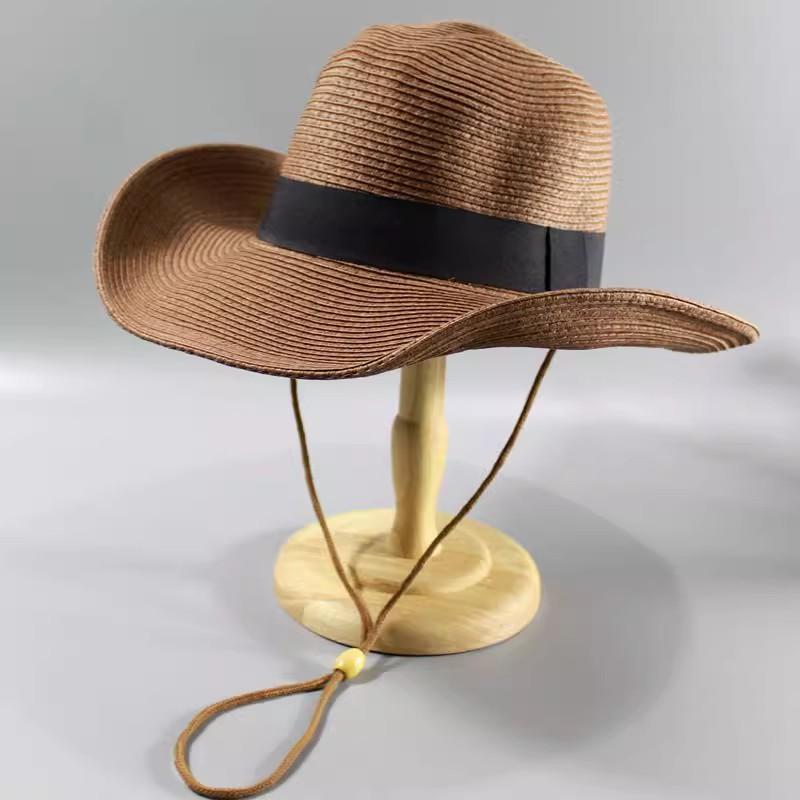 Übergröße 60cm 62cm Sonnenhüte Herren Sommer Breiter Rand Atmungsaktiv Breiter Rand Hohlstrohhut Große Größe Sonnenschutz Strand Panama XXXXL 62cm