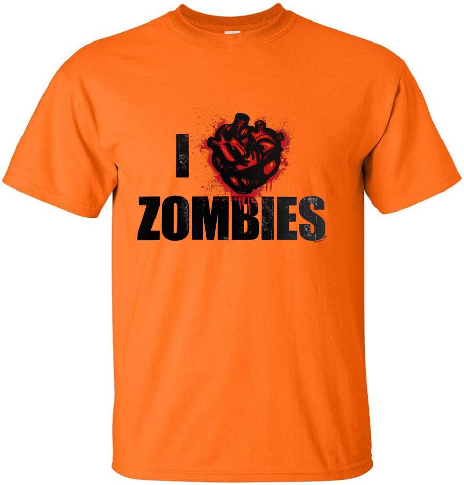 Zombie Funny T-shirt Halloween Party Costume Mens Graphic Tees Zombies Tee Shirt S