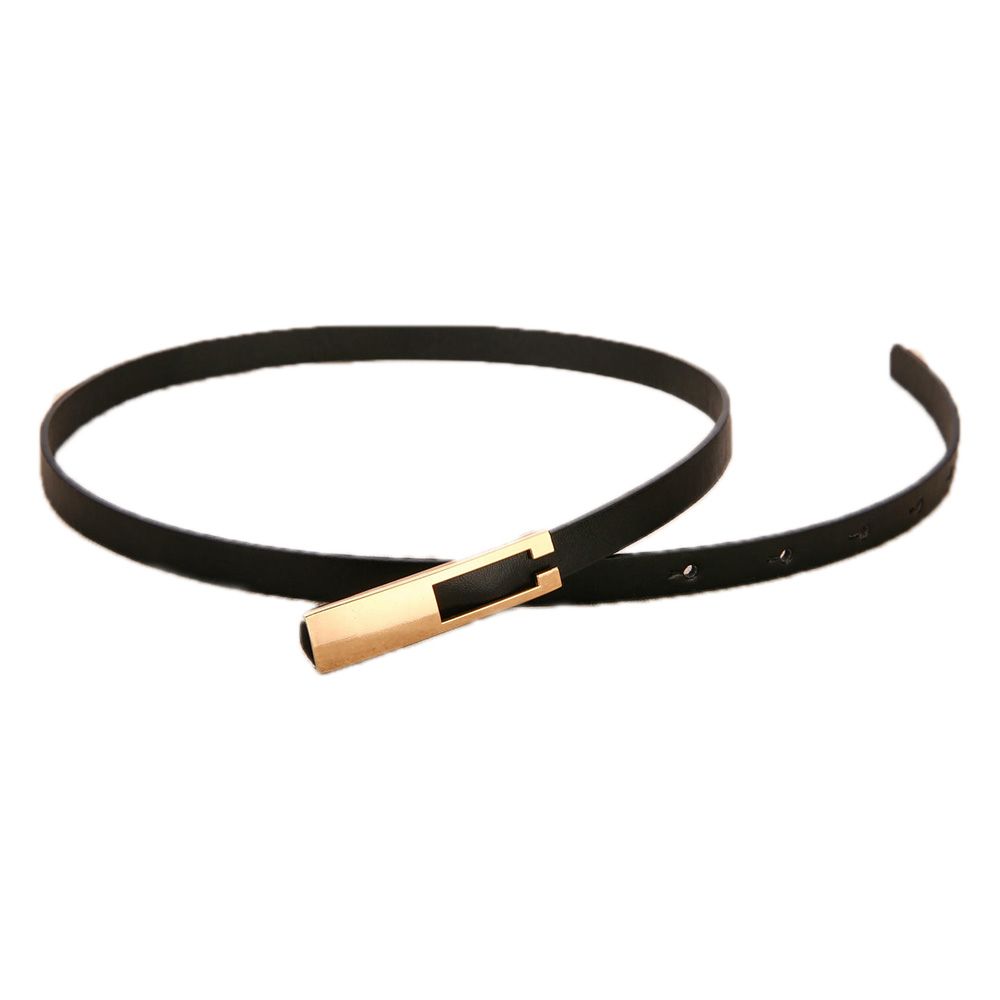 

Винтажные тонкие джинсы Аксессуары Тонкий ремень Маленький пояс на талию Поясная лента Женские ремни Кожаный пояс чёрный