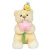 New Cute Flower-wrapping Bear Plush Toy Pink Bear Doll Rag Doll Sleeping Pillow Bear Doll