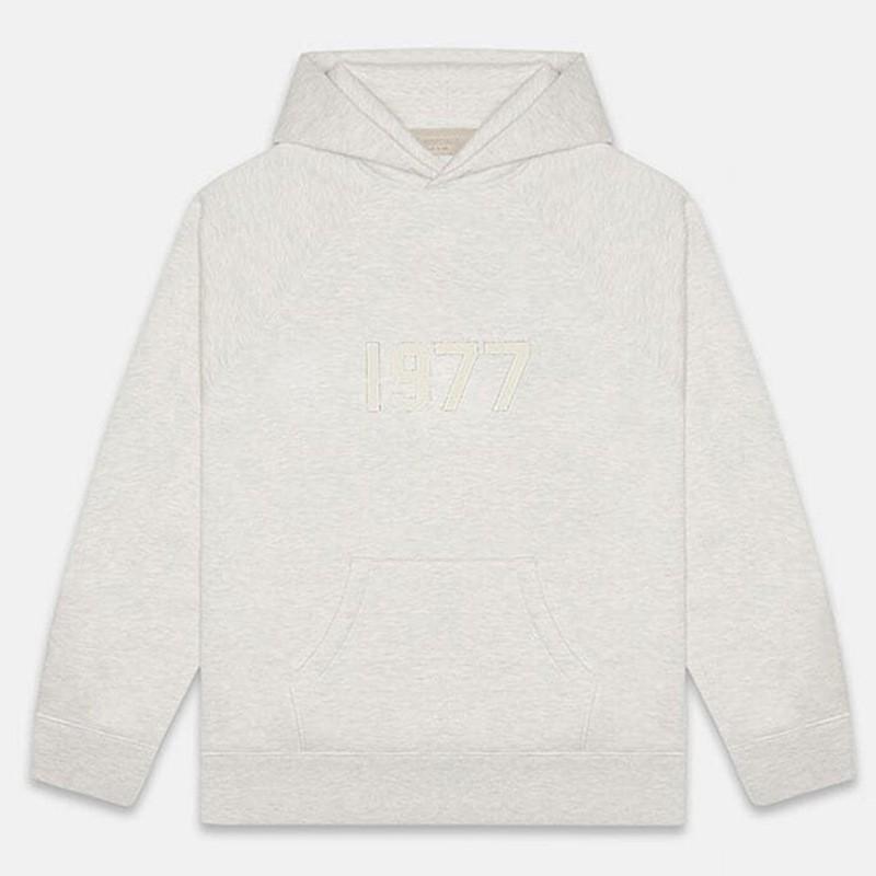 Herren Fleece-gefütterter Kapuzenpullover mit geprägtem Buchstaben-Print Lockerer Schnitt Streetwear Pullover