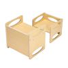 Weaning Table and Chair Set Montessori Kids Activity Table and Chair Wood