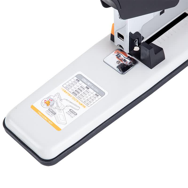 Deli 0394 Heavy-Duty Stapler (100-Sheet Capacity)