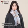 TUCANO Women's Pure Wool Plaid Scarf/Shawl