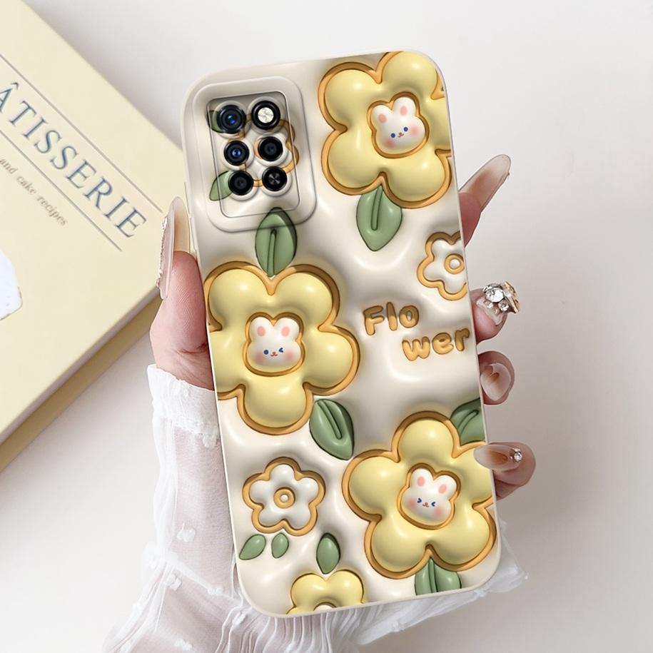 For Infinix Note 10 Pro Case X695 X695D Cover Fashion Painted Soft Silicone Phone Cases For Infinix Note 10 Note10 Pro NFC Funda
