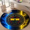Personalized Fenerbahçe Spor Kulübü Round Chair Office Rug - Perfect for Mat, Office Chair & More - Ideal Gift for Birthdays and Holidays