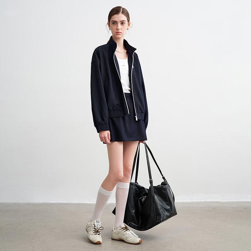 Chuyu Women's Faux Denim Two-Piece Set