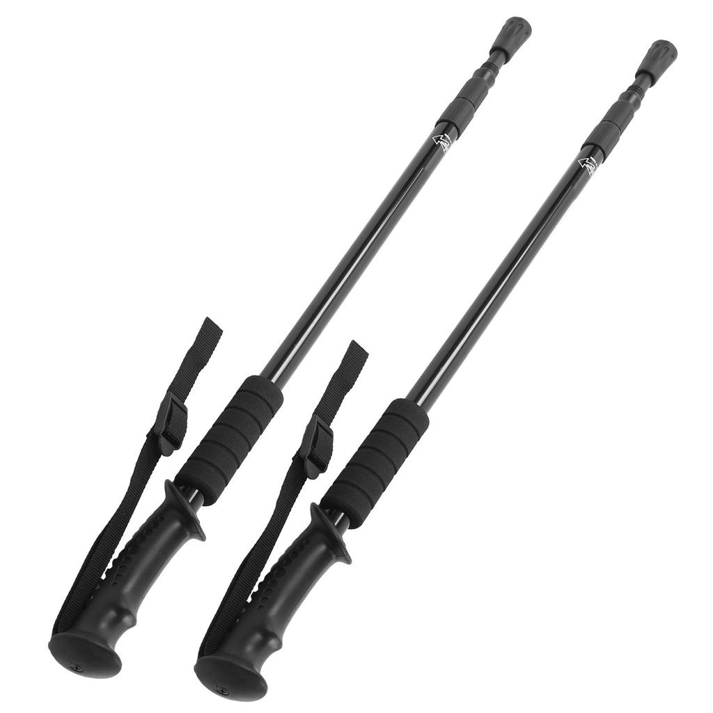 Utendørs Aluminiumlegering Gåstaver Anti-skli Vandring Klatring Trekkingstaver Sett
