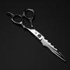 6.0" Little Dragon Handle Napsun Hairdressing Scissors - Barber, Straight, Bangs, Serrated, Thinning.