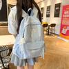 Schoolbag Fresh and Sweet Student Schoolbag 1011 Summer New High-value Backpack Lightweight Versatile Travel Commuter Backpack