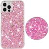 For iPhone 16 Pro Case TPU Drop Protection Epoxy Glittery Sequins Phone Cover