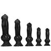 Realistic Black Silicone Dildo Anal Plug - Female Masturbation Toy with Lifelike Texture & Body-safe Material