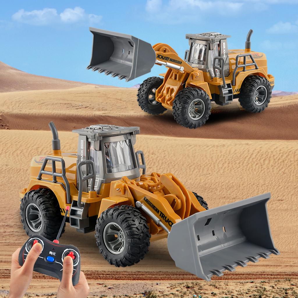 Construction Loader Excavator Toy,  Wireless Remote Control Excavators Digger Vehicles Engineering Car Toys Excluding Batteries