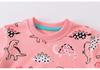 Girls' Autumn Cartoon Cotton Long-Sleeve Sweatshirt