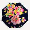 1pc Floral PatternAutomatic Folding Umbrella, Portable & Foldable Design with 8 Ribs, Casual Outdoor Accessory yy250804281