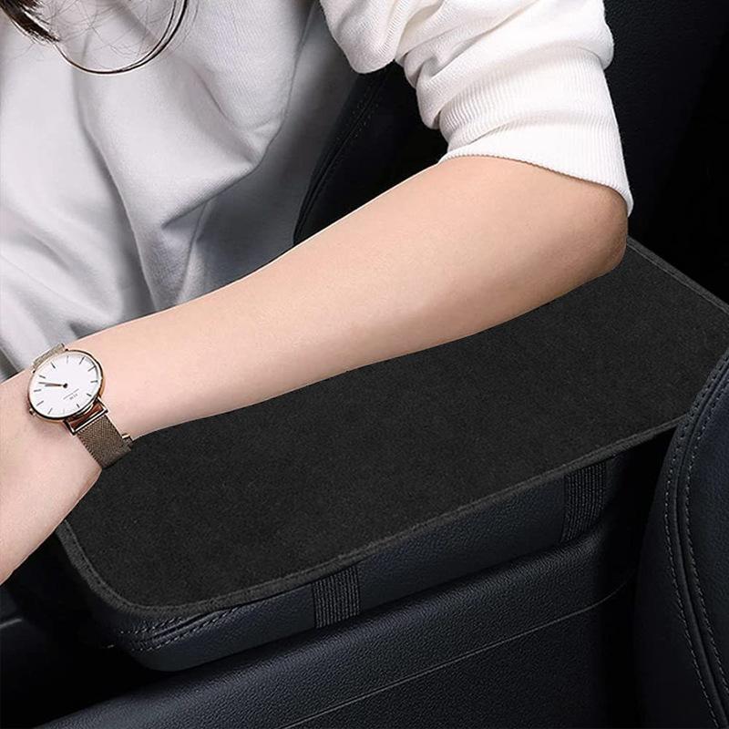 Car Armrest Pad Universal Heightening Pad Fluffy Center Console Protection Cover Car Interior Accessories Comfort Driving