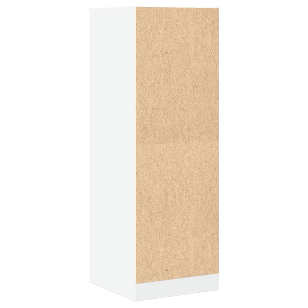 Vidaxl Szafka Apteczna, Biała, 40X41X118 Cm, Materiał Drewnopochodny