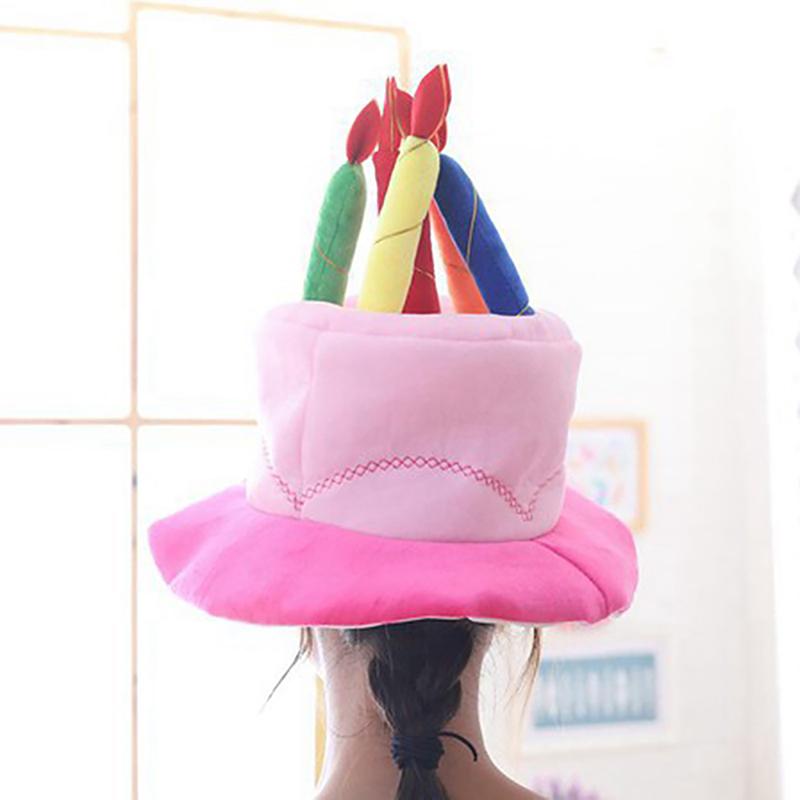 Καπέλο-Καπέλο Τούρτα Γενεθλίων Με Κερί Στέκα Πάρτι Πο Πο Αξεσουάρ Κεφαλής Ενηλίκων Παιδιών Cosplay Αστεία Δώρα Γενεθλίων Διακόσμηση Μαλλιών