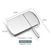 Multipurpose Cheese Slicer for Block Cheese, Stainless Steel Cheese Cutter Board with Blade and Scale
