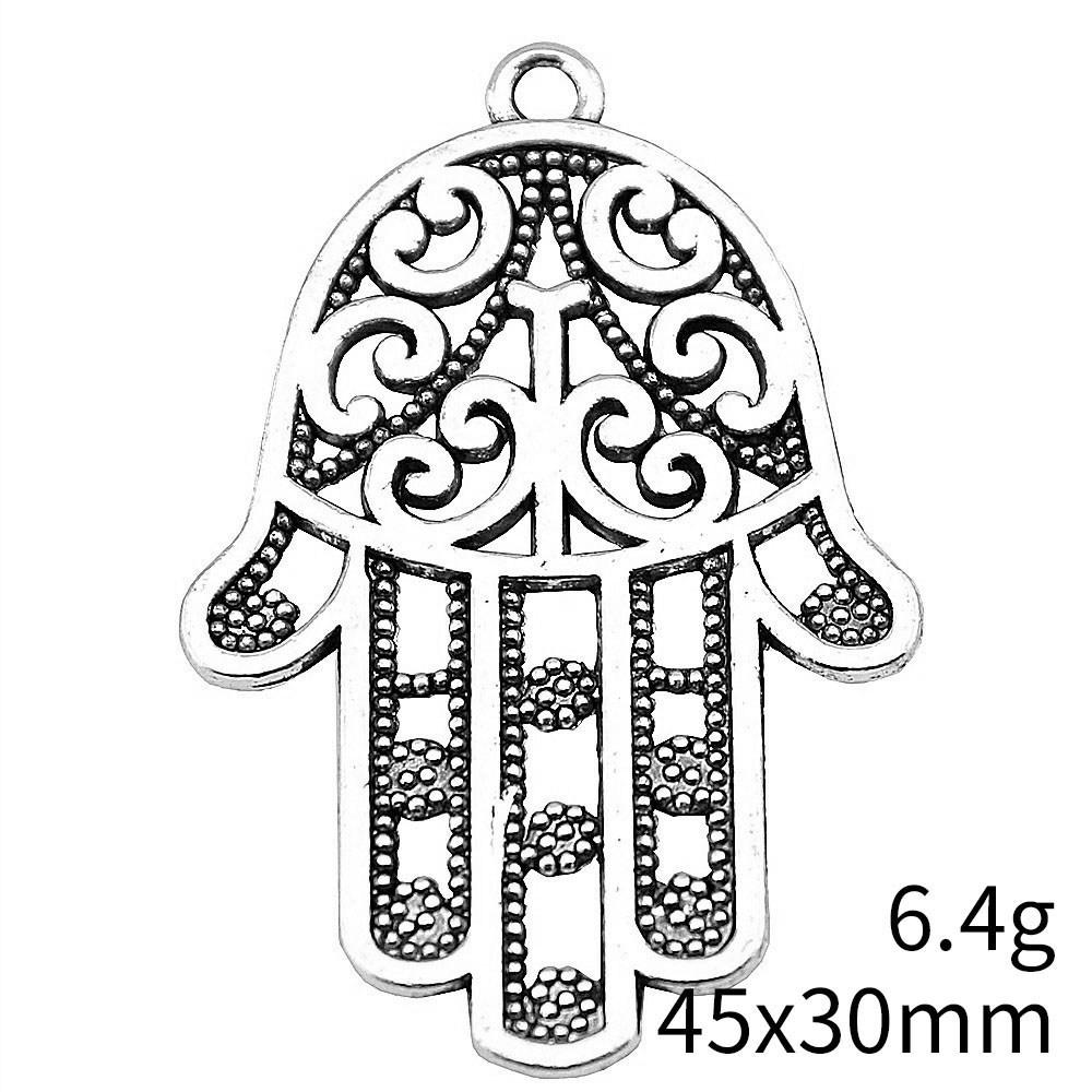 NewArrivals Charms For Necklace Hamsa Hand Talisman Amulet Charms Pendant Biz Phone Pendant