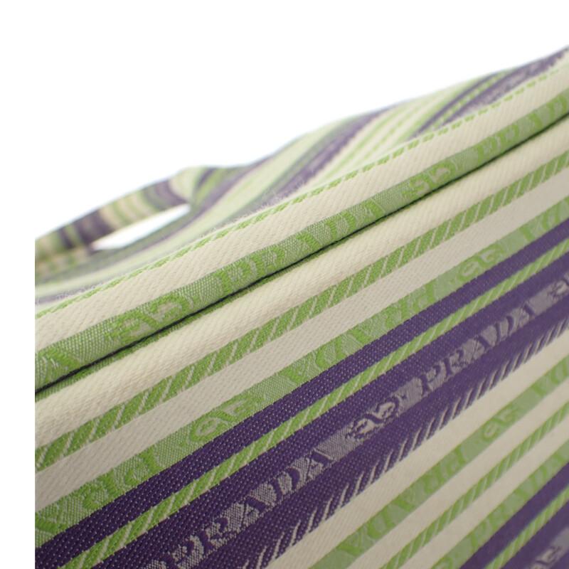 PRADA  1BG439 2WAY bag purple/green canvas Women