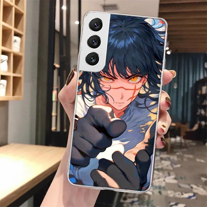 

C-Chainsaw Mans Yoru War Devil Soft Phone Case For Samsung Galaxy S24 S23 S22 S25 Ultra S21 Plus S20 FE S10 + S25 Edge Pattern C Samsung S24 Ultra