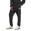 Adidas Future Icons Lace-Up Cuffed Solid Color Striped Casual Knit Sports Pants Men Pants Black JD4949