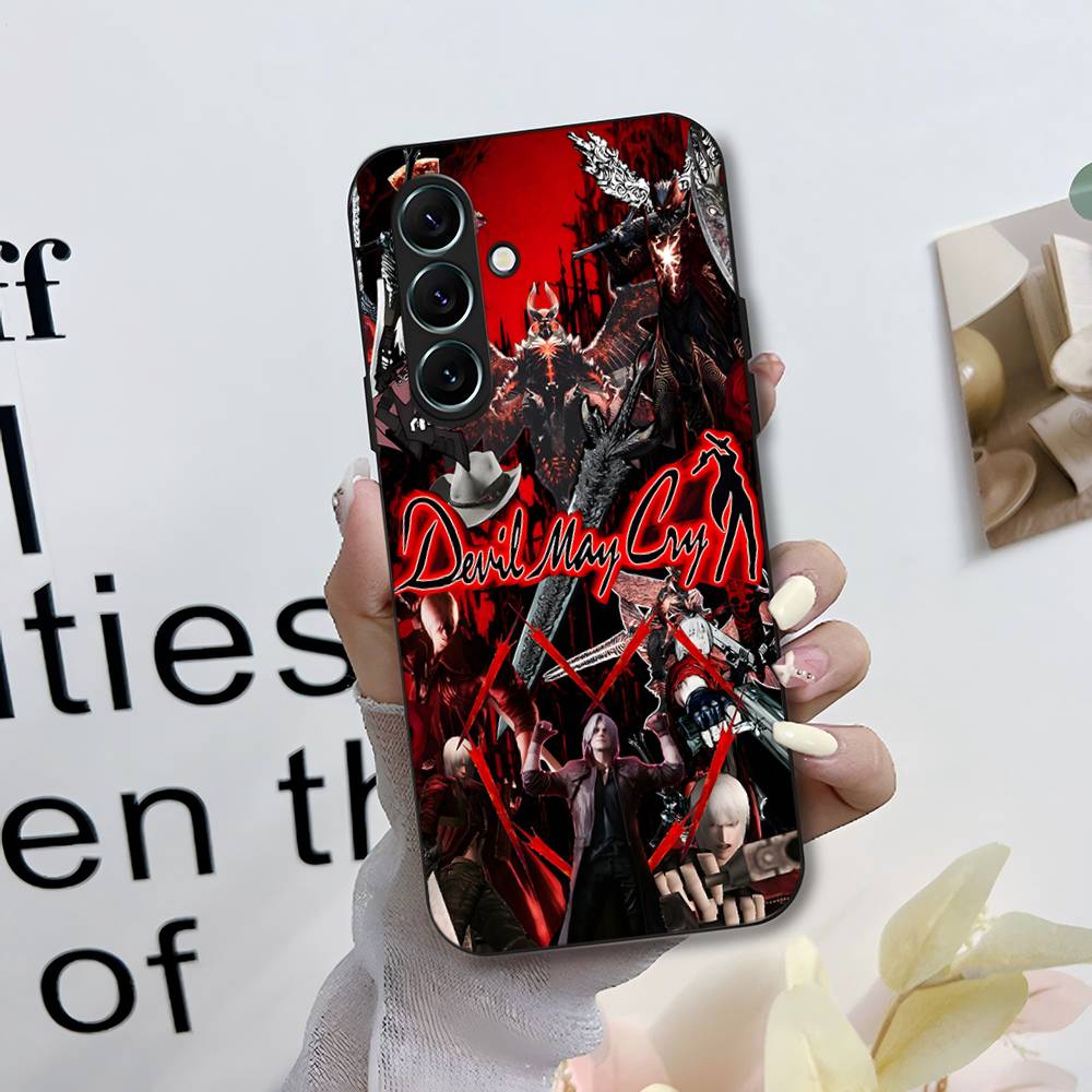 Classic Action Game D-Devil M-May C-Cry Phone Case For Samsung S 24 Fe 25 Ultra Plus 20 Lite 21 30 22 23 24 22 Ultra 5G Fundas