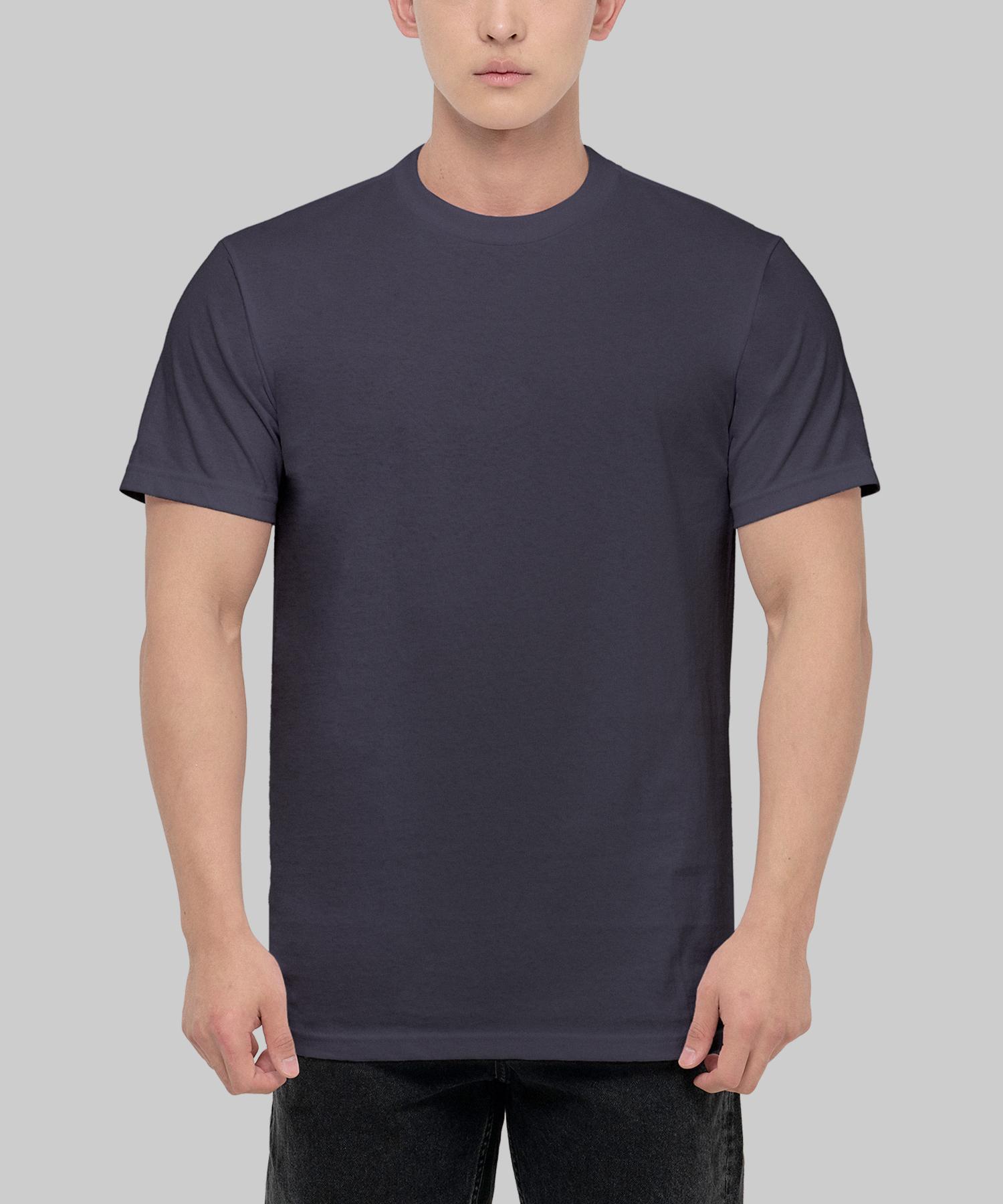 Shakawear 6.0Oz Active Plain Basic Short Sleeve T-Shirt_Navy 2Xl