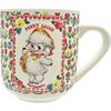 Raffy Pencil Swimmer 11 X 9 300 Made In "Swimmer" Mug, All-Over Print, Art, Goods, Tableware, White, Approx. Cm, Ml, Japan, SAN4904-4
