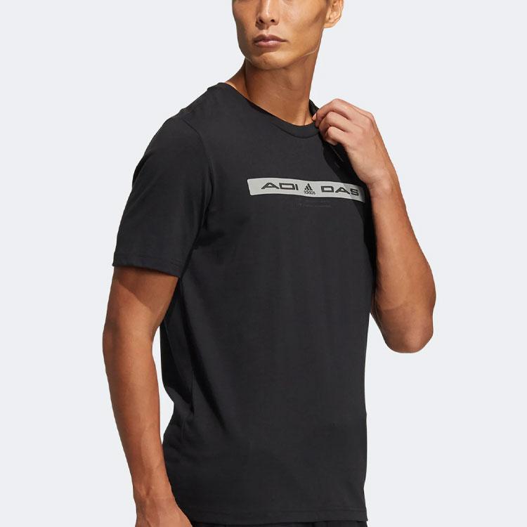 New Adidas T Shirts Men Black HE9944
