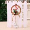 1pcs Christmas Bells Pendant Decoration New Snowflakes Pentagram Bubble Board Christmas Tree Door Pe