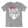 Girls Rock TShirt Music And Art Shirts Funny Guitar Tee Cool Gift