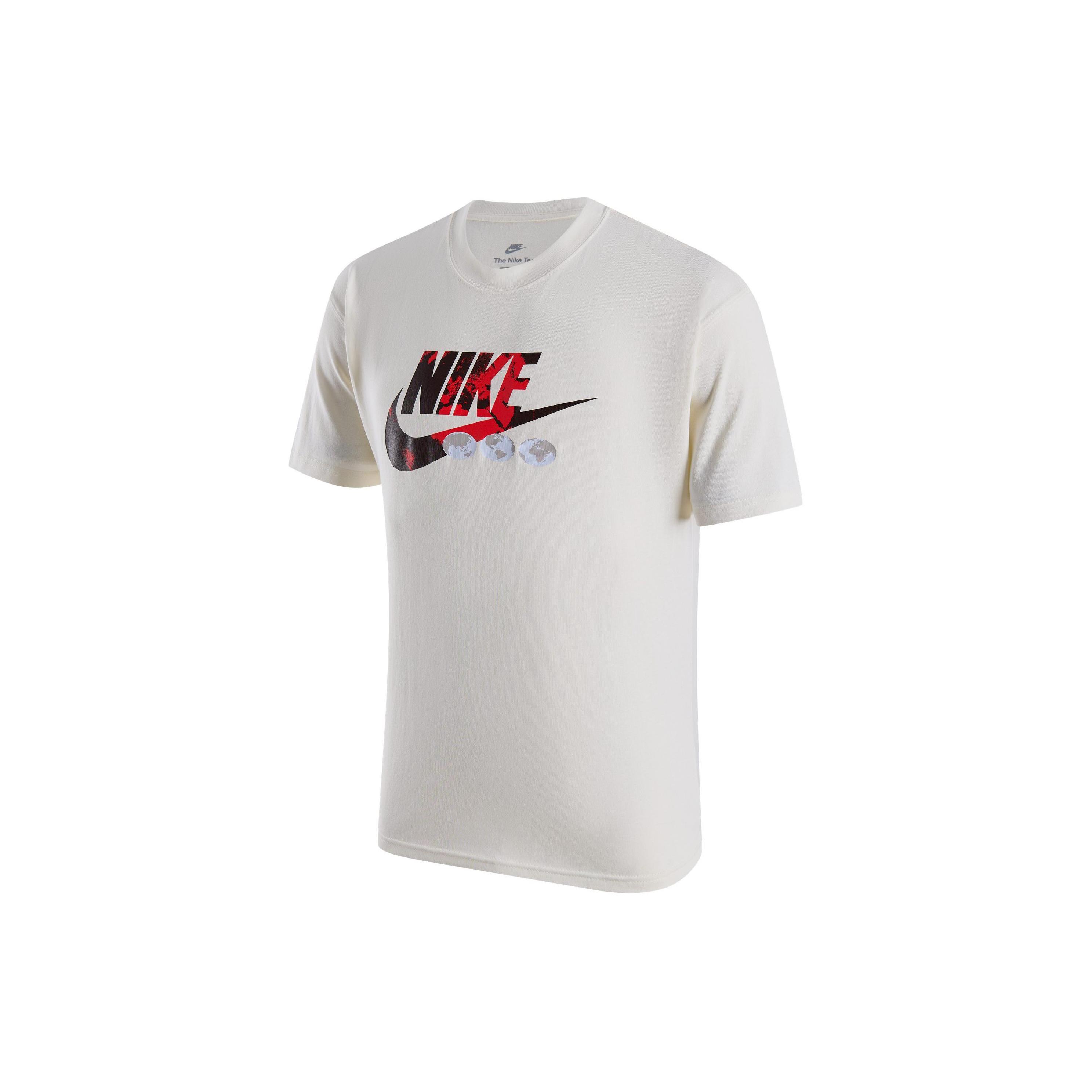 

New Nike T Shirts Men s Sail White FB9810-133 XL