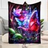 Enchanted Butterfly Garden Blanket Suitable for Offices, Travel, Living Rooms Also a Good Gift for Friends and Family Suitable for All Seasons.