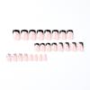 Nail art simple black and white French edge star sweet cool wearing nail autumn and winter nail sticker wearing nail art advanced